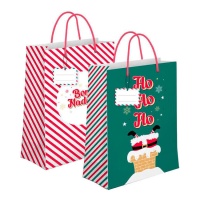 Sacchetto regalo 32 x 26 x 10 cm di Buon Natale - 1 unità