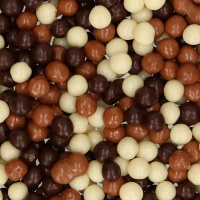 Perle croccanti ai tre cioccolati da 155 g - FunCakes