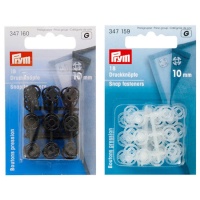 Bottoni a pressione in plastica da 1 cm - Prym - 18 coppie