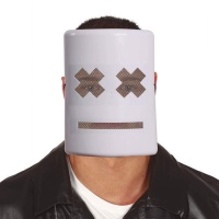 Maschera bianca con croci