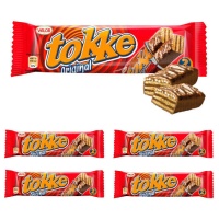 Tokke di cioccolato al latte con riso soffiato - Valor - 5 pezzi