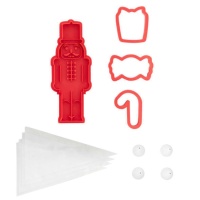 Kit tagliapasta schiaccianoci e sac a poche con beccucci - Wilton - 12 pezzi