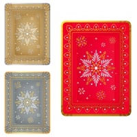 Vassoio con stella di Natale da 25 x 34 cm - Maxi Products - 1 unità