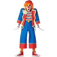 Costume da clown multicolore per uomo