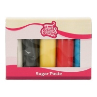 Set pasta di zucchero colori primari da 500 g - FunCakes