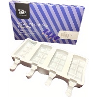 Stampo in silicone per gelati a forma di tavoletta - Azucren - 4 incavi