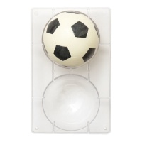 Stampo palloni calcio di cioccolato 20 x 12 cm - Decorare - 2 cavità