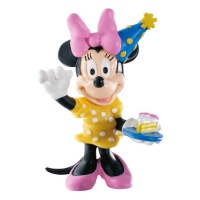 Statuina torta Minnie celebration da 7,5 cm - 1 unità