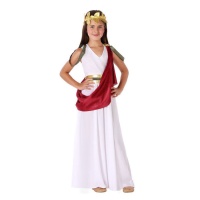 Costume sovrana romana da bambina