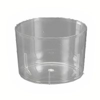 Bicchieri in plastica trasparente da 230 ml piccoli - 12 pezzi