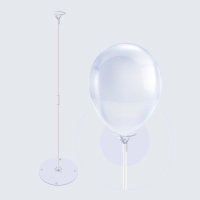 Centrotavola di palloncini trasparenti da 70 cm