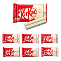 KitKat di cioccolato bianco con biscotto - Nestlé - 6 unità
