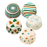 Capsule per praline di 2,7 cm di Christmas Dream - 100 unità