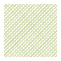 Carta vellum Vichy a scacchi verde mela 30,5 x 30,5 cm - Artis decor - 3 pz.