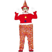 Costume clown panciuto da bambino