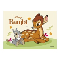 Cialda commestibile Bambi da 14,8 x 21 cm - Dekora