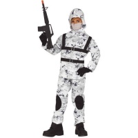 Costume militare delle forze speciali con cappuccio per bambini