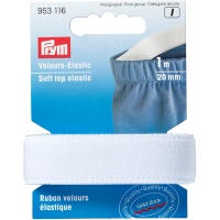 Nastro elastico in velluto di 2 cm - Prym - 1 m