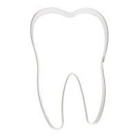 Tagliabiscotti a forma di dente 6 x 3,5 cm - Cookie Cutters