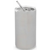 Bicchiere da 0,60 L con coperchio e cannuccia