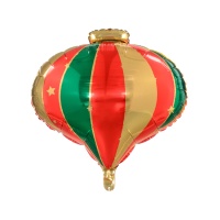 Palloncino lanterna natalizia 51 x 49 cm - Partydeco