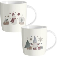 Tazza Vintage di Natale da 350 ml - 1 unità
