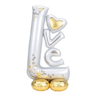 Palloncino gigante Love con base - 73 x 147 cm - Anagram