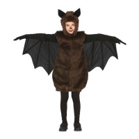 Costume pipistrello marrone e nero infantile