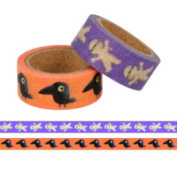 Washi tape Mummy e Raven - 2 unità