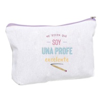 Astuccio Me dicen que soy una profe excelente 19 x 13,5 cm - Dcasa