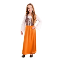 Costume cameriera medievale da bambina