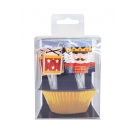 Capsule per cupcake Schiaccianoci con grimaldelli - Scrapcooking - 24 pz.