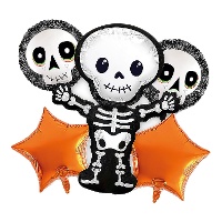 Bouquet di Scheletri per Halloween - 5 pezzi