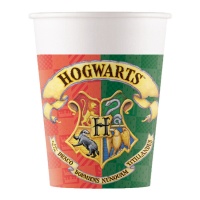Tazze Harry Potter Case di Hogwarts 200ml - 8 pezzi.