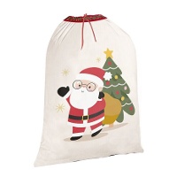 Sacco di Babbo Natale per la consegna dei regali 75 x 50 cm