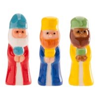 Figure Re Magi per Roscon de Reyes da 3 a 3,5 cm - Dekora - 100 unità