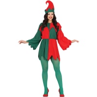 Costume da elfo bicolore per donna