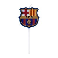 Candela a forma di scudetto del FC Barcelona