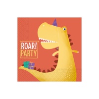 Tovaglioli Dino Party da 16,5 x 16,5 cm - 20 unità