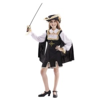 Costume moschettiere con croce da bambina