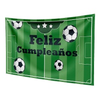Mural decorativo de fútbol de 1,20 x 0,68 m