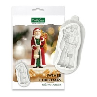 Stampo in silicone per figure di Babbo Natale 8,5 x 5,5 cm - Katy Sue Mould