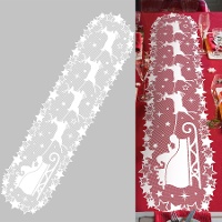 Camino da tavola a traforo con slitta di 1,83 x 46,5 cm