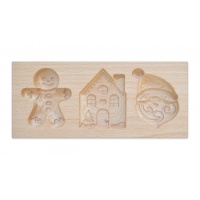 Stampo in legno per biscotti natalizi ripieni - scrapcooking