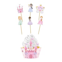 Set di wrappers e picks per principesse - 6 unità