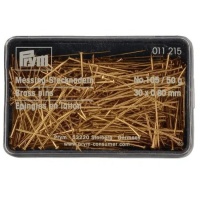 Perni placcati oro 30 x 0,8 mm - Prym - 50 gr