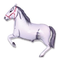 Palloncino cavallo bianco 107 x 75 cm - Conver Party