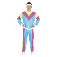 Costume da ginnasta degli anni '80 per ragazzo