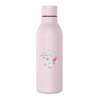 Bottiglia da 500 ml di farfalle rosa