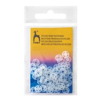 Botoni a pressione in nylon da 1,5 cm - Pony - 6 paia